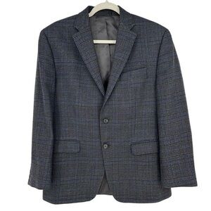 Lauren Ralph Lauren 100% Wool Plaid 46R Sport Jacket